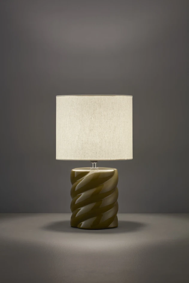 Fannie - Bordslampa H35,5 Ø20 cm - Grön