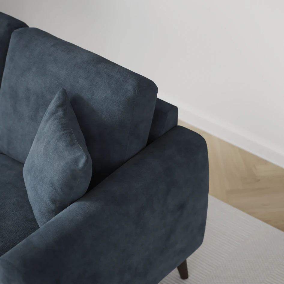 Eden - 3-sits soffa - Blå