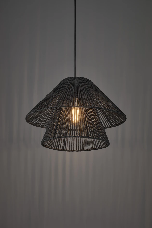 Tross - Taklampa Ø39 H26 cm - Svart