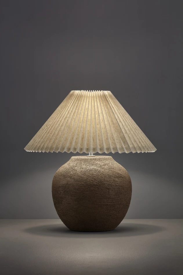 Hedda - Bordslampfot, H29 Ø21.5 cm - Brun