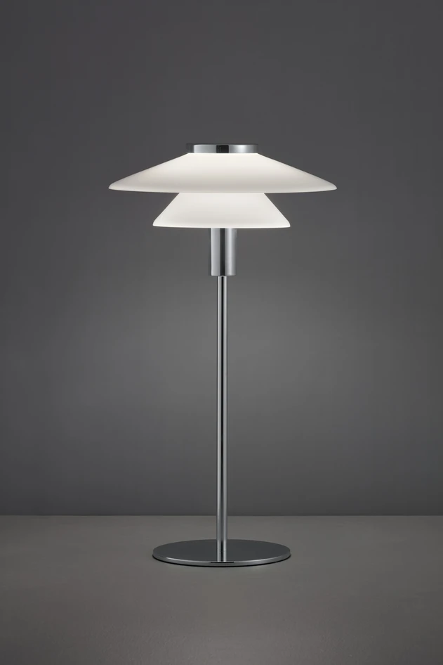 Zeno - Bordslampa H45,5 Ø25 cm - Grå