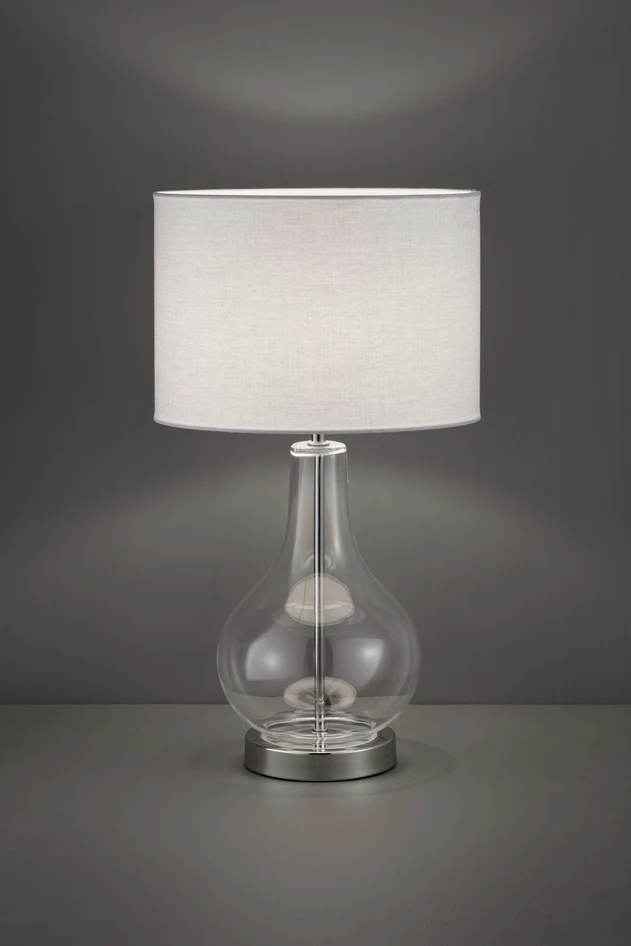 Jasmina - Bordslampa, Ø28 H49.5 cm - Vit