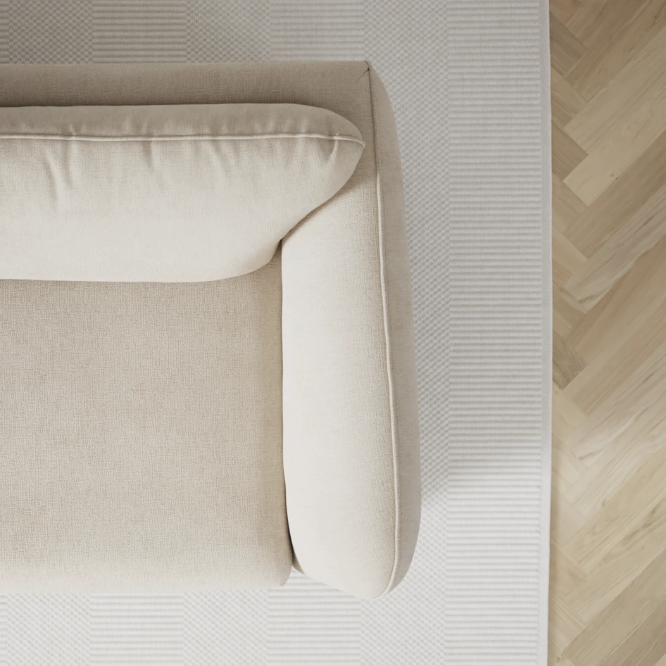 Madison Lux - Hörnsoffa med schäslong höger - Beige