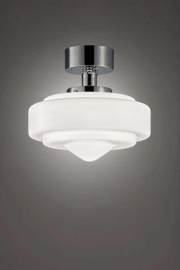Preston - Taklampa H31.5 Ø35 cm - Vit