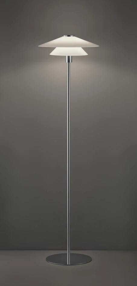 Zeno - Golvlampa H146,5 Ø25 cm  - Grå