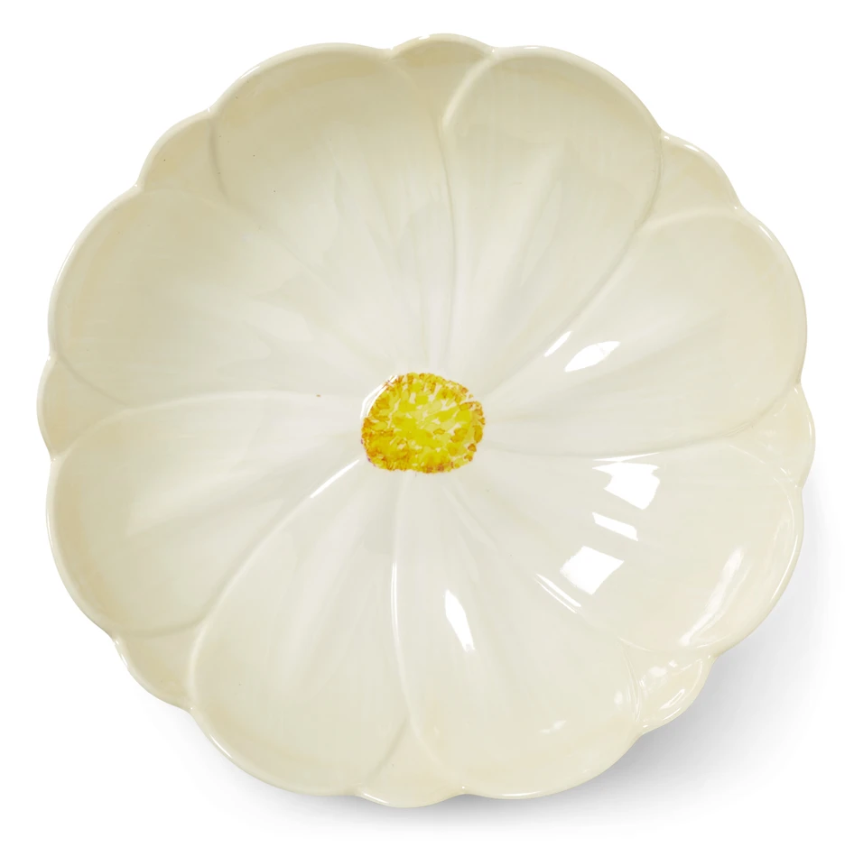 Bouquet - Serveringsskål H 4,2 Ø 16,5 cm - Vit