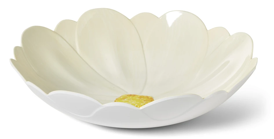 Bouquet - Serveringsskål, H 7,3 Ø 30,4 cm - Vit