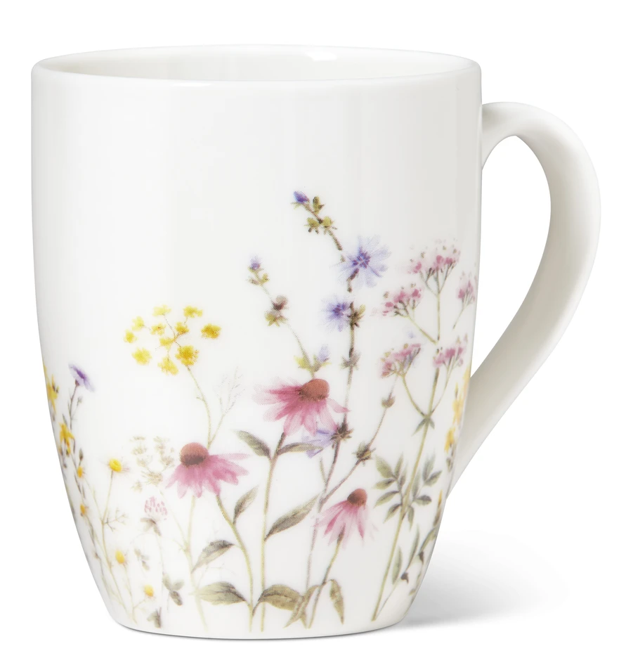 Ängsblomma - Mugg, H 10,5 Ø 8,2 cm, 34 cl - Flerfärgad