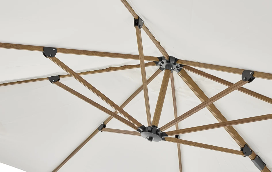 Arezzo - Parasoll, 300x300 cm - Brun