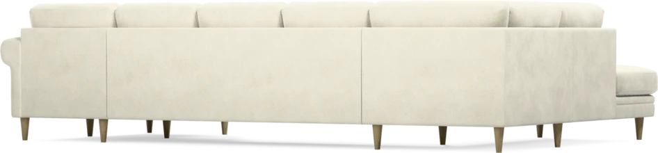Eden - 3-sits soffa med divan vänster och schäslong höger - Vit