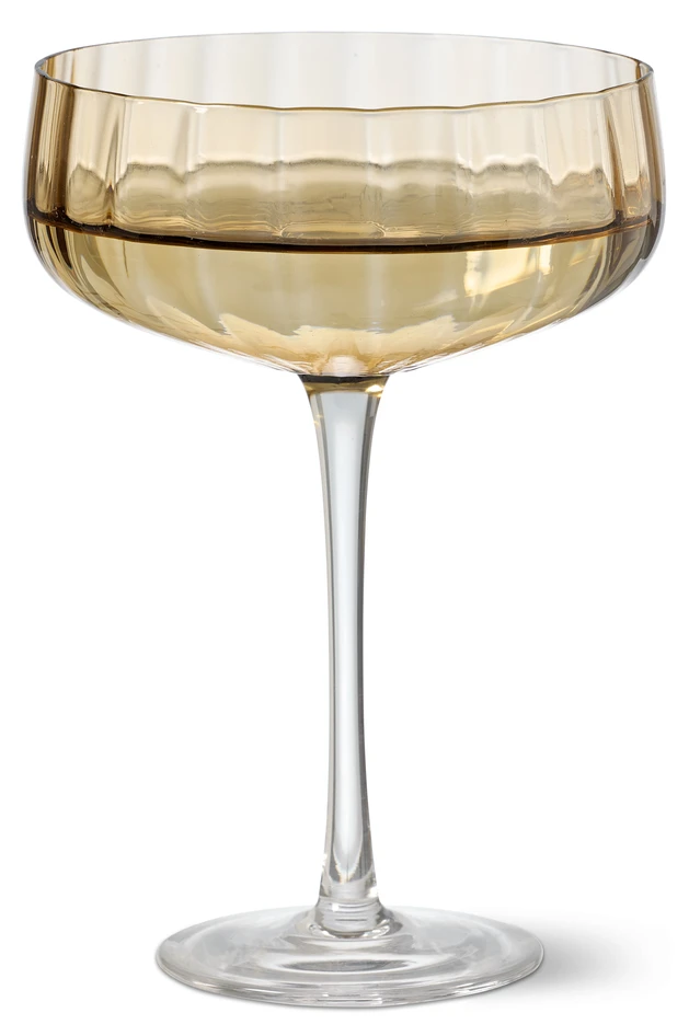 Elvira - Champagneglas Coupe, H 16 Ø 11 cm, 23 cl - Beige