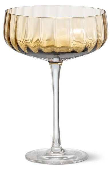 Elvira - Champagneglas Coupe, H 16 Ø 11 cm, 23 cl - Beige