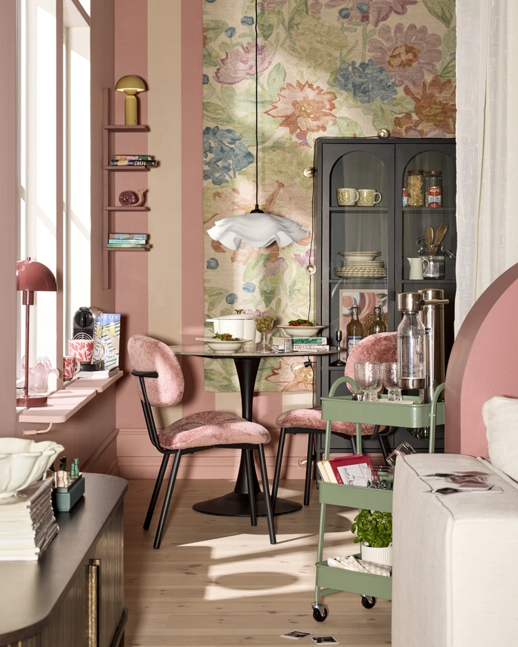 Rollo - Rullvagn med 3 hyllplan, utomhuslack - inspiration