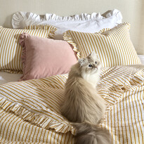 Becka - Påslakanset i bäckebölja med volang - inspiration