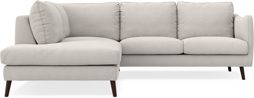 Madison - 2-sits soffa med divan vänster - Grå