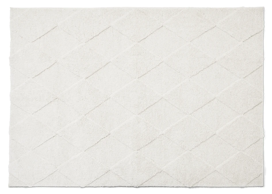 Cornelis - Ryamatta, 200x300 cm - Vit