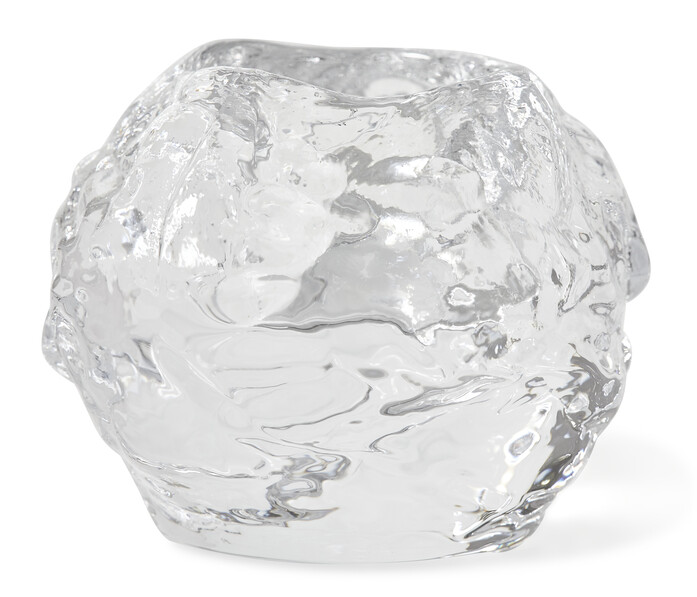 Snöboll - Ljuslykta, H7 Ø7 cm - Vit