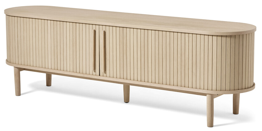 Judit - Tv-bänk, 180x40x56 cm - Vit