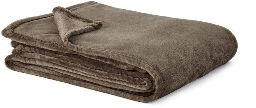 Sandros - Pläd, 150x200 cm - Brun