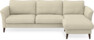 Bridge - 3-sits soffa med schäslong höger - Beige