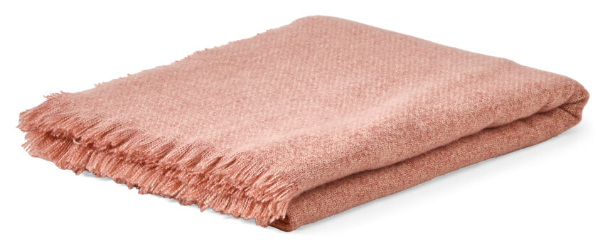 Gosa - Pläd, 130x170 cm - Rosa