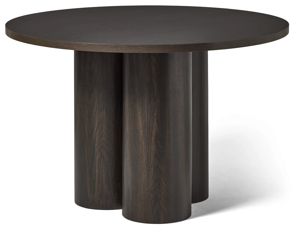 Truls - Matbord, Ø 120 cm - Brun