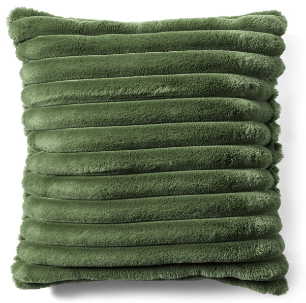 Furly - Prydnadskudde, 45x45 cm - Grön