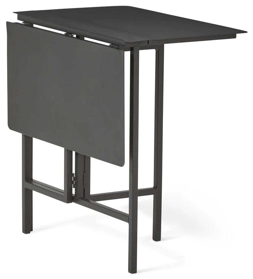 Caddy - Utebord, L43-79 cm - Svart