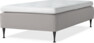 Delux Sense - Ramsäng, enkelsäng med bäddmadrass - Grå