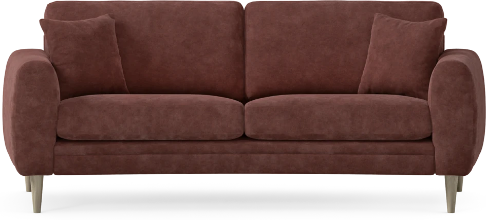 Eden - 2,5-sits soffa svängd - Röd