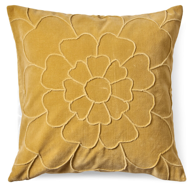 Sylvia - Kuddfodral, 50x50 cm - Gul