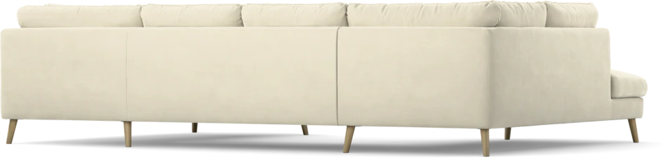 Madison Lux - 2-sits soffa med divan vänster och höger - Vit