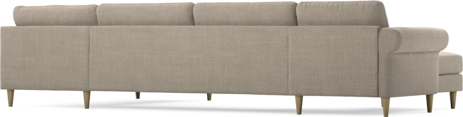 Bridge - 3-sits soffa med schäslong vänster och divan höger - Beige