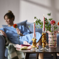 Glossy - Ljusstake, H 23 Ø 11,5 cm - inspiration