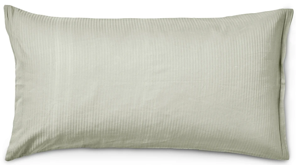 Hampton - Örngott till hotellkudde i bomullssatin, 50x90 cm - Grön