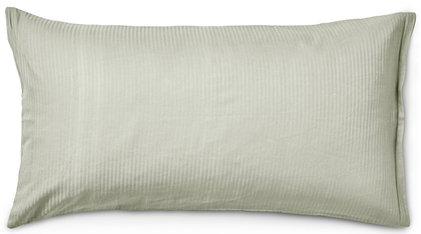 Hampton - Örngott till hotellkudde i bomullssatin, 50x90 cm - Grön