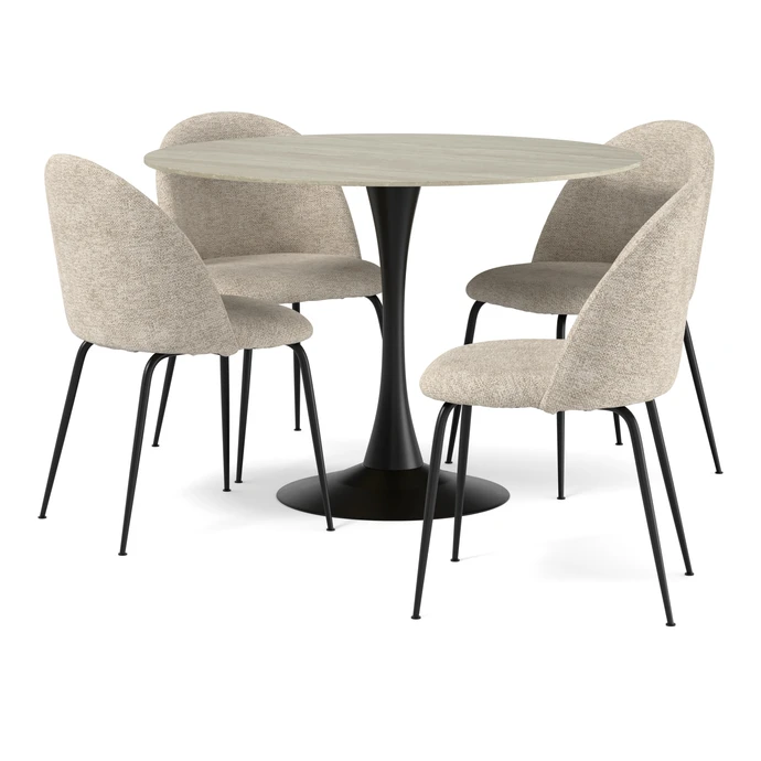 Kali, Matgrupp med 4 stolar Kiwi