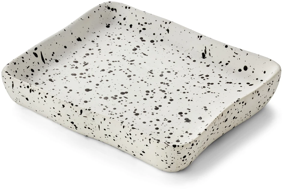 Dotty - Tvålfat, L12,5 B10,5 H2 cm - Vit