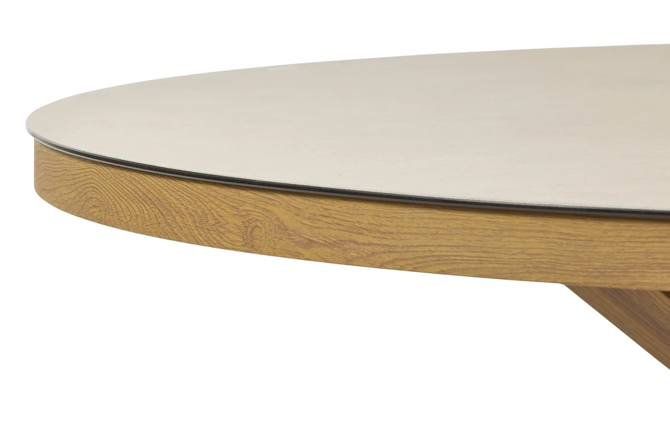 Monza - Utebord, Ø 120 cm - Beige