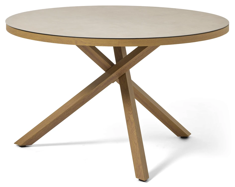 Monza - Utebord, Ø 120 cm - Beige