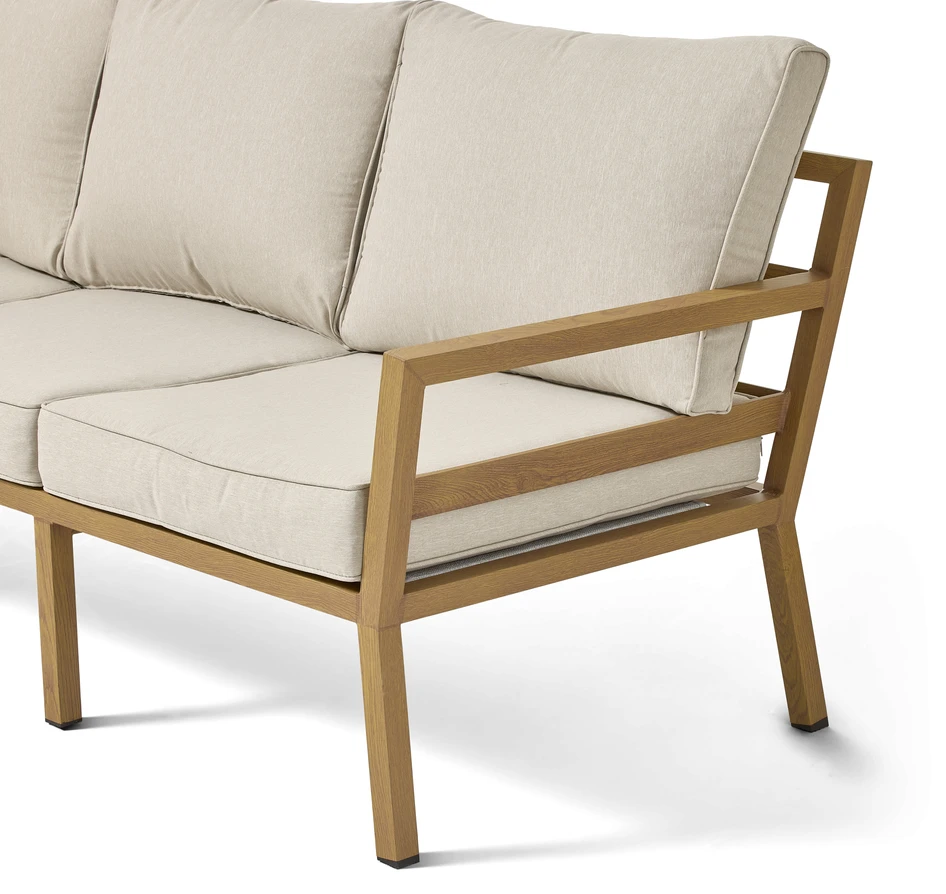 Maxime - Utesoffa 3-sits - Brun