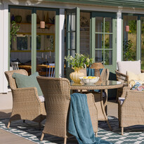 Delicia - Utegrupp med bord och 4 fåtöljer - inspiration