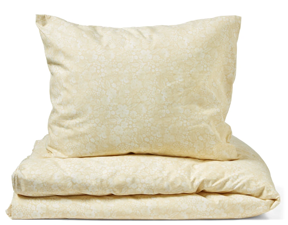 Cajsa - Påslakanset i microfiber - Gul