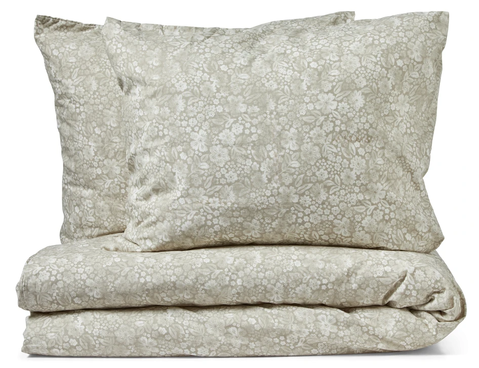 Cajsa - Påslakanset i microfiber, 3 delar - Beige