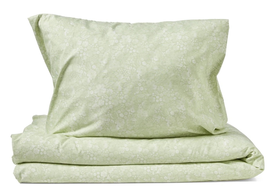 Cajsa - Påslakanset i microfiber - Grön