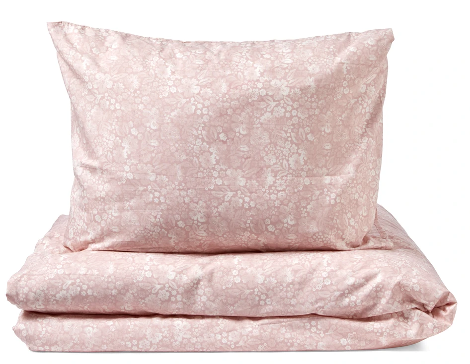 Cajsa - Påslakanset i microfiber - Rosa