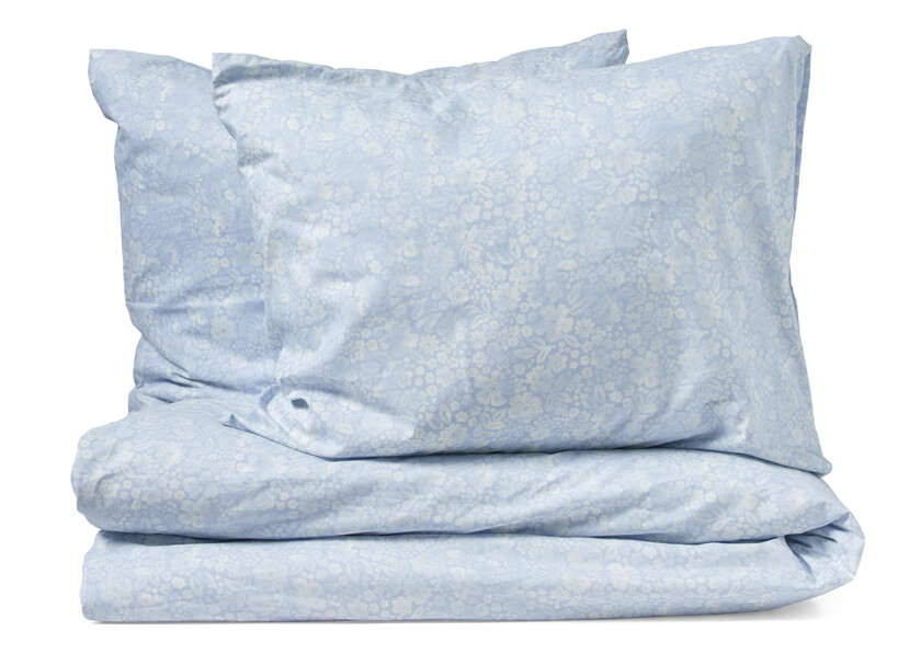 Cajsa - Påslakanset i microfiber, 3 delar - Blå