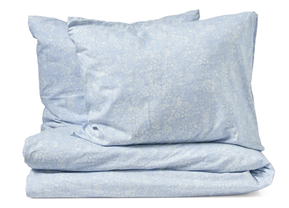 Cajsa - Påslakanset i microfiber, 3 delar - Blå