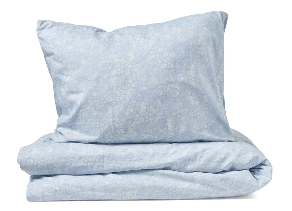 Cajsa - Påslakanset i microfiber - Blå