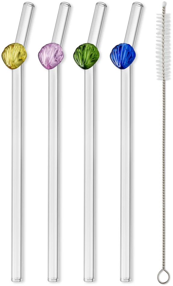 Ellie - Sugrör 4-pack, L 20 cm,   - Flerfärgad